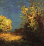 Odilon Redon The Road to Peyrelebade oil